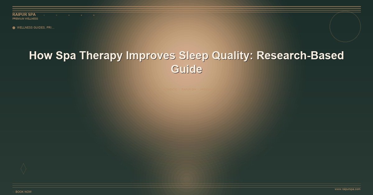 Why Regular Spa Visits in Raipur Improve Your Overall Quality of Life