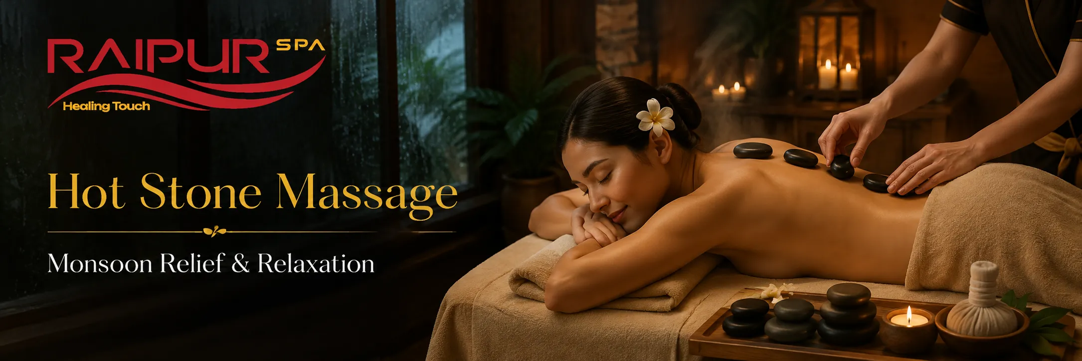 Why Hot Stone Massage is Perfect for Monsoon Season: Raipur Spa Insights