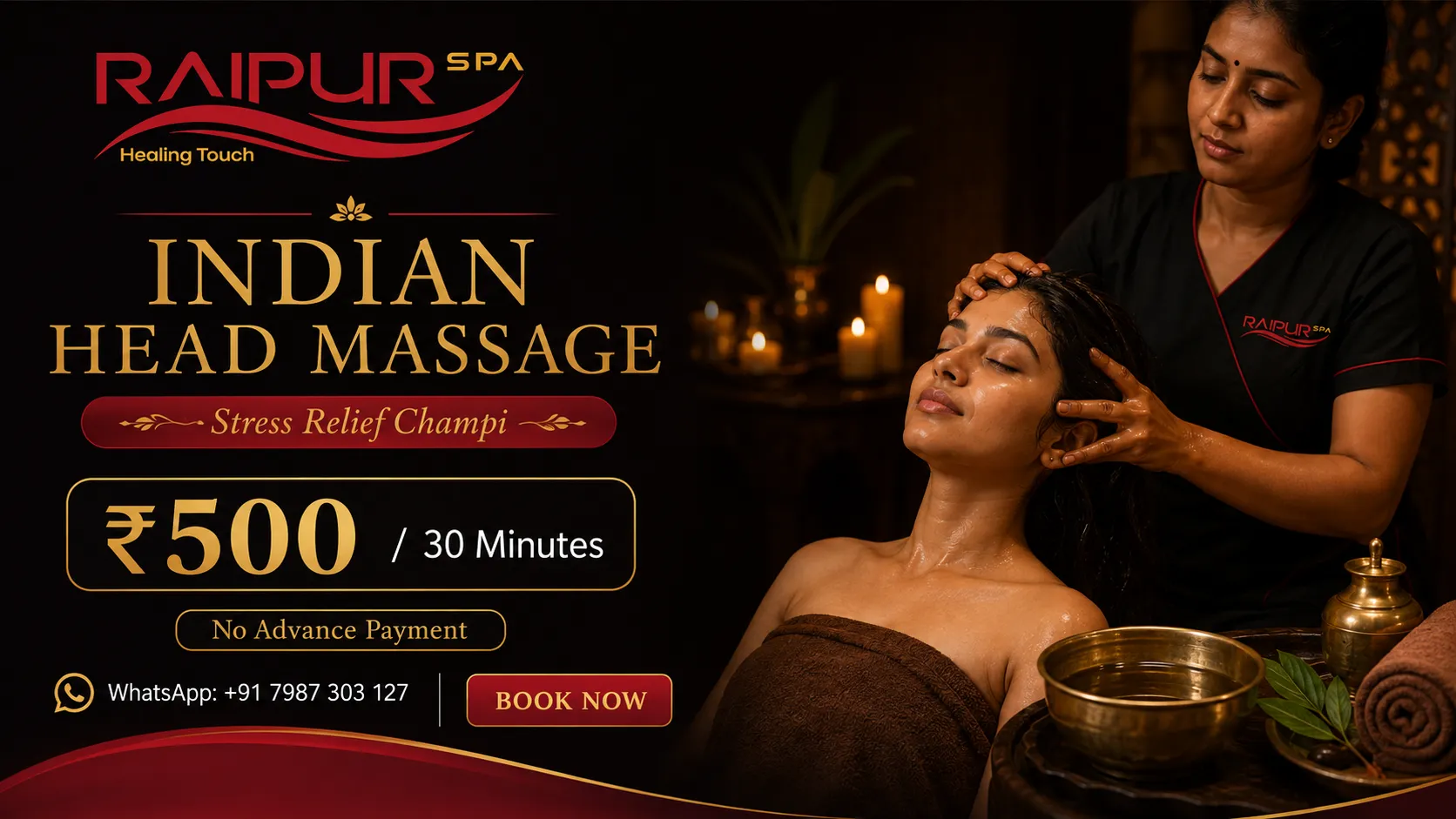 Stress Relief Indian Head Massage