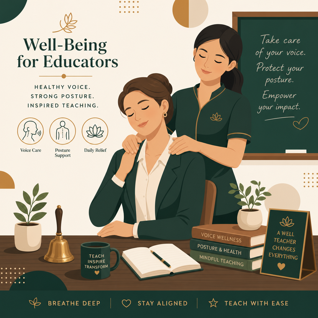 Massage for Teachers: Voice Strain and Posture Relief