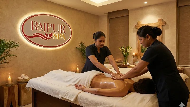 Four Hand Oil Massage near Amlidih