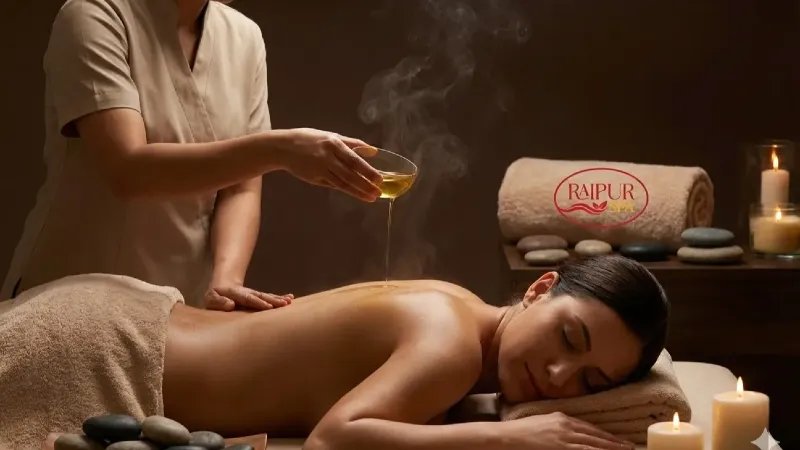 Hot Oil Massage  near Amlidih